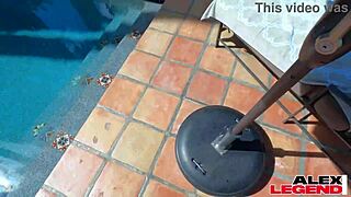 Sexy cougar Shay Sights' big tits drenched in hot facial cumshot