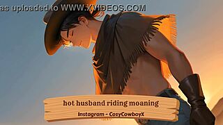 husband's wild riding unleashes erotic moans