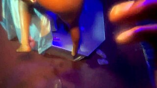 jada pinkett lookalike screams as bbc drills young ebony pussy in wild club threesome