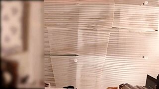 wow no panties fat maid bends over spied folding clothes live