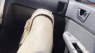 Hisap Cepat Kereta Lancap Tetek Pancut Di Jalan Raya