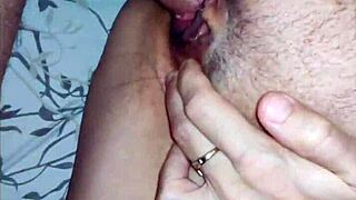 her open ass hides sopping wet holes up close