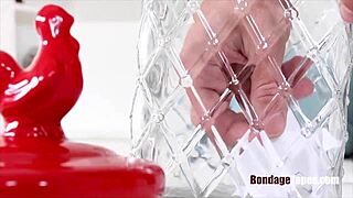 Bound Slave Deepthroats in Total Submission Bondage