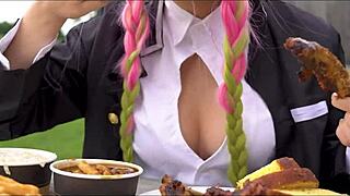 demon slayer mitsuri rides monster cock hard 🍆😩💦