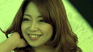 Japanese mirei oomori fingers hairy pussy moans orgasm toy couch uncensored!