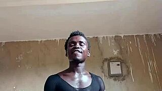 Kwameoppong65 shakes monster cock in steamy dance