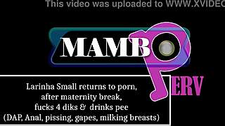 oh god larinha's back after maternity milking lactating tits gaping ass dap 4 bbc monster cocks!