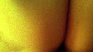 he bends for bareback doggy quickie living room fuck