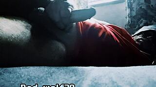 bad wolf28 strokes his thick cock hard outdoors