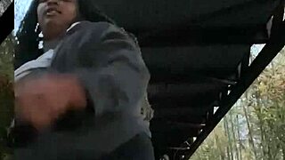 who moans louder during public milf pussy pounding quickie?