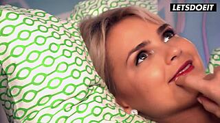 Petite Lika Star Begs For Monster Cock Down Her Throat In Horny Dorm Spooning