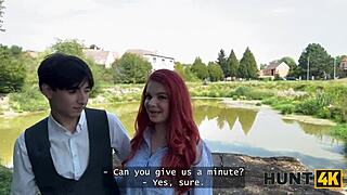 Hunt4k: Busty Redhead Pickup Fucks Stranger Outdoor Cuckold BF Watch