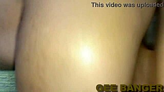 ghetto schoolboy hammers ebony slay queen standing doggy!