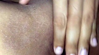 i rub my tight shaved pussy with his rock hard cock till creampie explodes inside