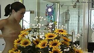 next door babe fingers herself in secret bathroom hideaway