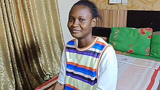 Curvy Ebony Miss Debz Takes Rough Big Cock