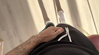 step bro catches sis masturbating, she rides his hard dick pov