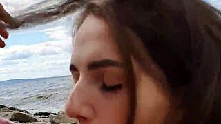 Beautiful Cristallgloss Deepthroats Monster Cock by River in 4K