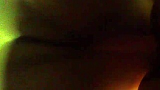 he bends for bareback doggy quickie living room fuck