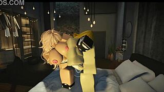 Suggestive Roblox Whore Bent Over Monster BBC Doggystyle