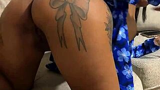 Leyne rodriguez busty stepmom demonstrates deepthroat doggystyle creampie sex to stepson