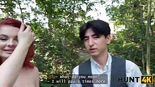 Hunt4k: Busty Redhead Pickup Fucks Stranger Outdoor Cuckold BF Watch