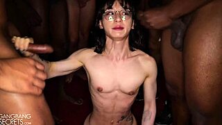 GANG BANG BLOW BANG CREAMPIE DIVE DOWN RABBIT HOLE PEACHY!