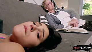 i watched that pervy teen fuck next to her sleeping granny