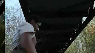 who moans louder during public milf pussy pounding quickie?