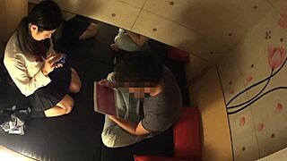 Chubby Japanese Schoolgirl 18+ Big Saggy Tits Gets Secret Massage Undress