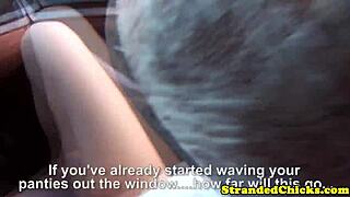 Barely Legal Freckled Russian Teen Hitchhiker Bent Over Pov