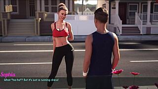 Wife Stepmom Jogging Outdoors