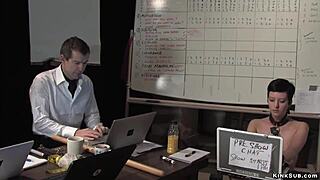 james mogul CHOKES gags deepthroats bound slaves in bdsm casting!