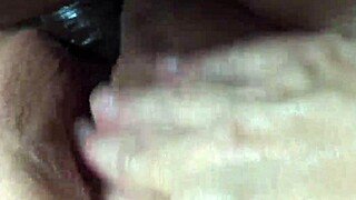 Big fat ass maid flashes wet milf pussy gets fingered fucked creampied