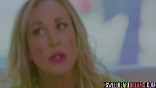 Blonde Milf Lesbian Devours Teen Pussy