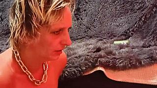 German milf whore sandra's bdsm facefuck ends in creampie