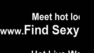 Cute brunette slips into PVC nurse uniform for patient fuck