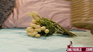 victoria voxxx and lilly bell share intimate indoor picnic vibes