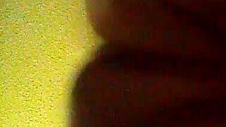 he bends for bareback doggy quickie living room fuck