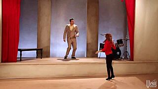 Lexi's ass looks amazing shaking in tight leggings