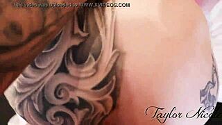 taylor nicole's wet pussy creampie closeup