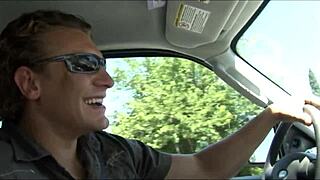 Alisandra, car trouble got you bent over for monster cock doggystyle and creampie?