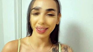 Stepsis Gulps Stepbro's Cock Deep in Public Restroom Taboo!