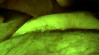 curly glasses girl deepthroats cock on hidden cam!