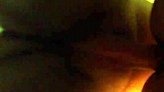 he bends for bareback doggy quickie living room fuck