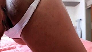 Hot Stepsister Teases in Tight Shorts Bent Over I Fuck Her Ass Creampie Farting Cum Out