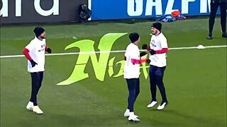 Neymar and Messi share intense PSG and Barcelona moments.