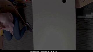 Skylar Snow's Big Tits Shoplifter Fucked by Guard No Cops