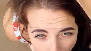 Beautiful Cristallgloss Deepthroats Monster Cock by River in 4K