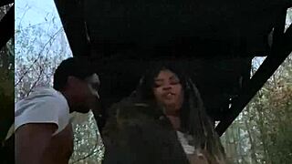 who moans louder during public milf pussy pounding quickie?